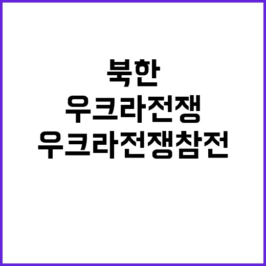 국정원 북한의 우크…