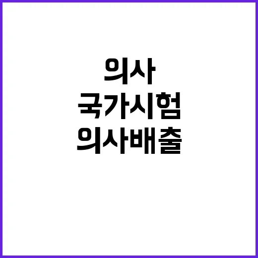 “의사 국가시험 결…