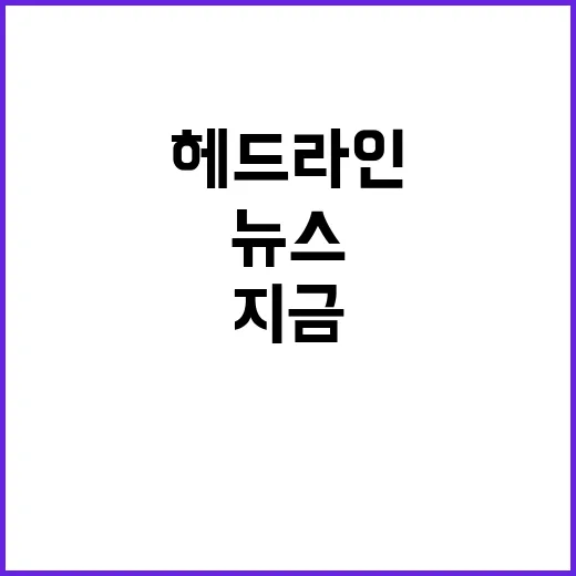 헤드라인 지금 이 …