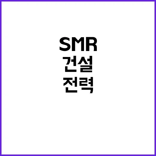 SMR 건설 계획 …