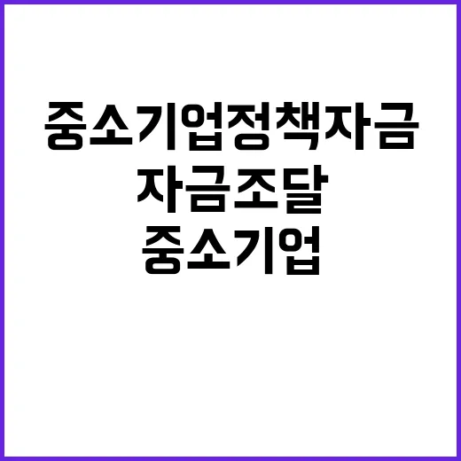 중소기업 정책자금 …