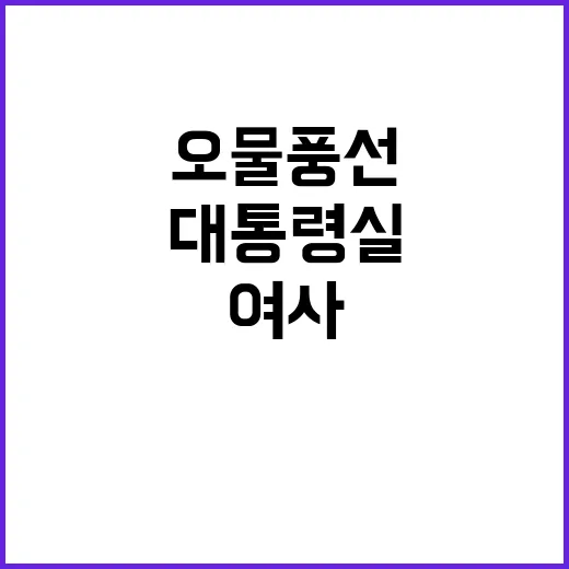 김 여사 전단 오물…