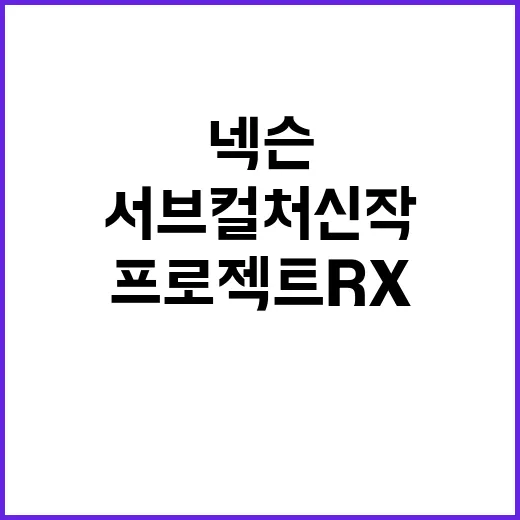 프로젝트 RX 넥슨…