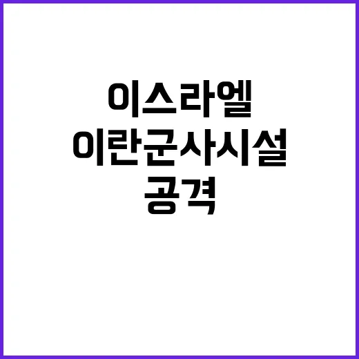 이스라엘 이란 군사…