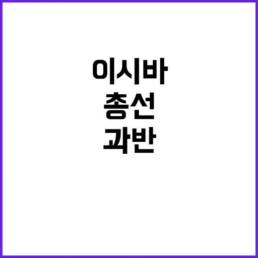 日총선 과반 불확실…