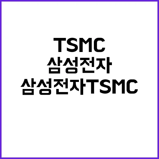 삼성전자 TSMC와…