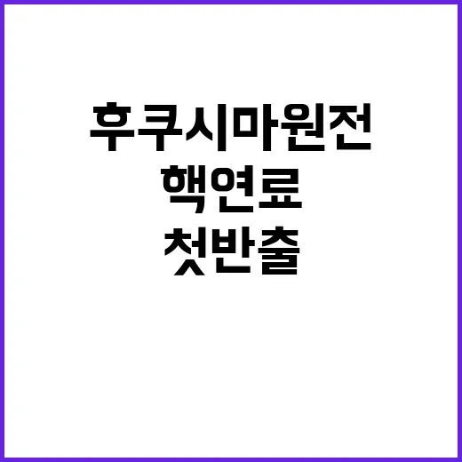 후쿠시마 원전 핵연…