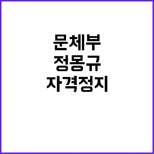 정몽규 자격정지 징…