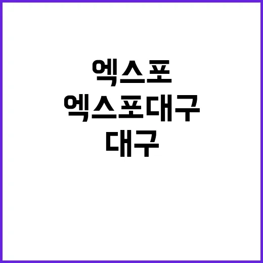 엑스포 대구·경북 …