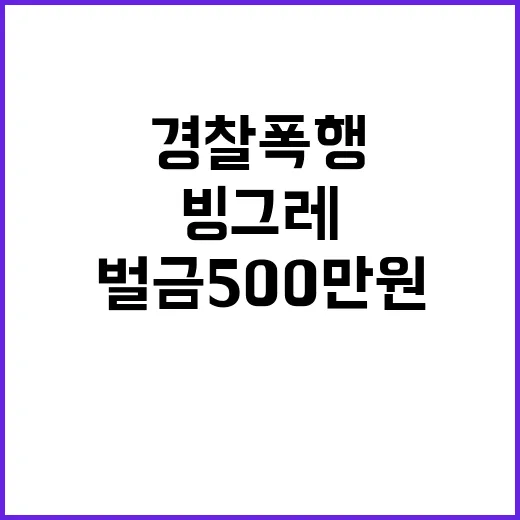 경찰 폭행 사건 빙…