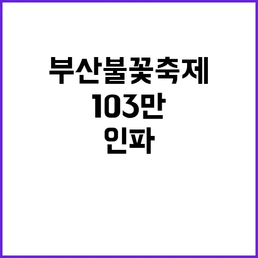 부산불꽃축제 103…