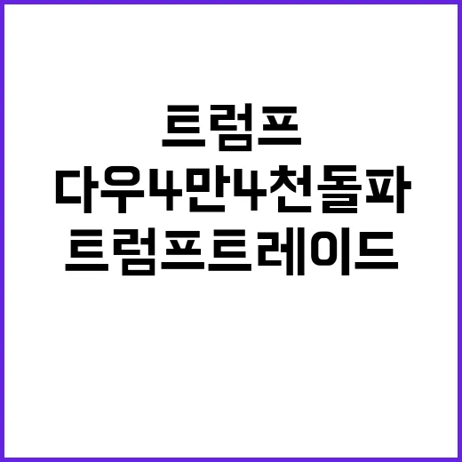 코스피 붕괴 트럼프…