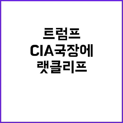 트럼프 새로운 CI…