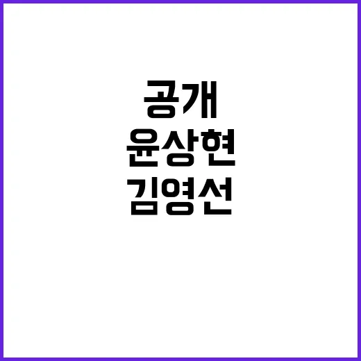 김영선 공천 윤상현…