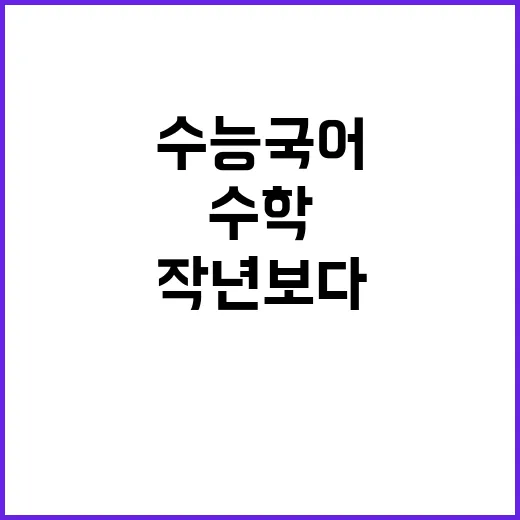 수능 국어·수학 작…