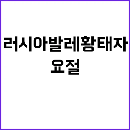 ‘러시아 발레 황태…