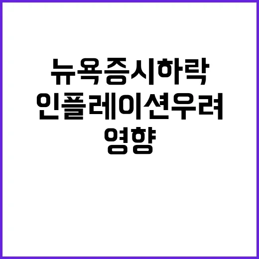 뉴욕증시 하락 불확…