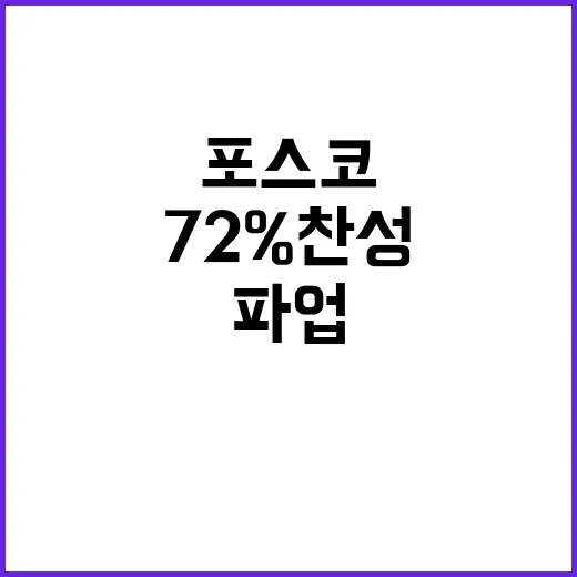 포스코 파업 가능성…