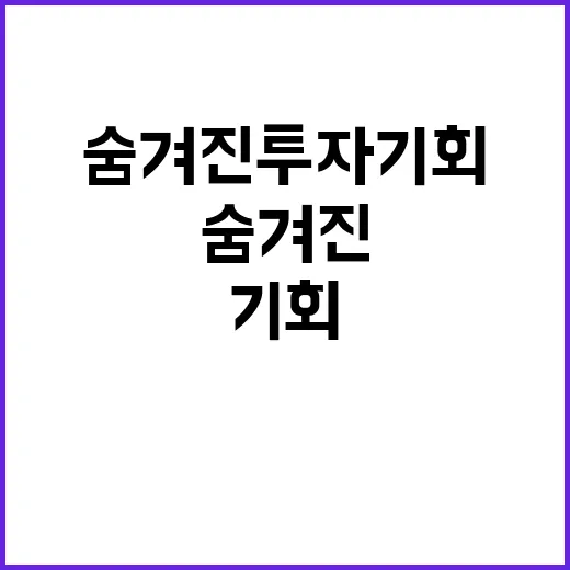 코스피 약보합세 속 숨겨진 투자 기회!