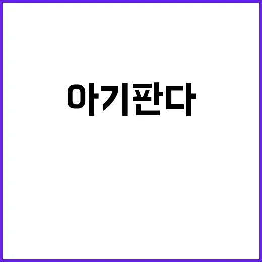 폭설! 아기 판다의…