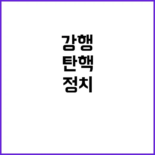 정치 무리수 감사원…