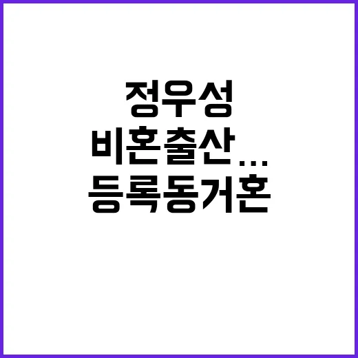 비혼 출산…정우성의…