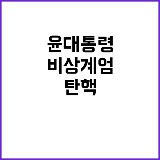 비상계엄 나라 위기…