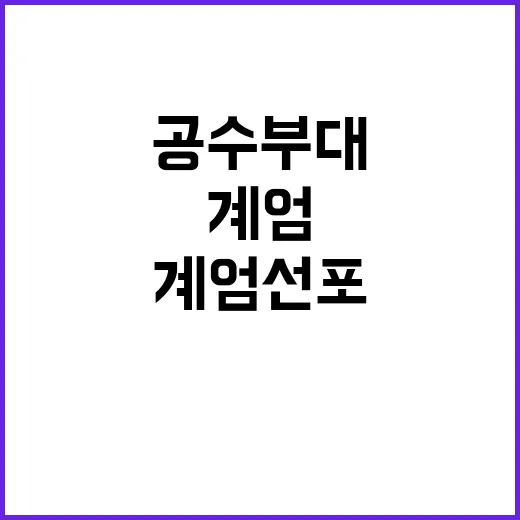 계엄선포 국민 불안…