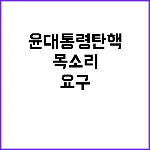 윤 대통령 탄핵 국…