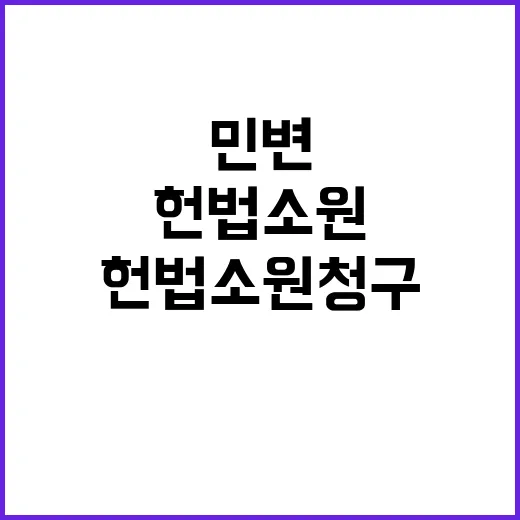 위헌성 확인 요청 …