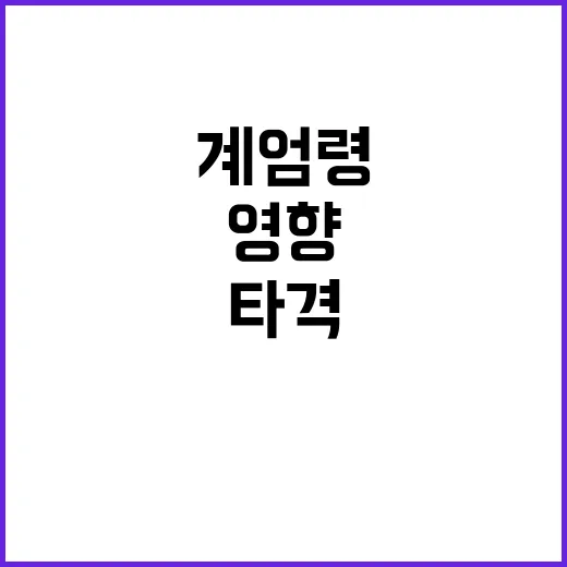 외교 타격 韓 계엄…