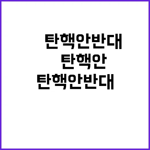 尹 탄핵안 반대 여…