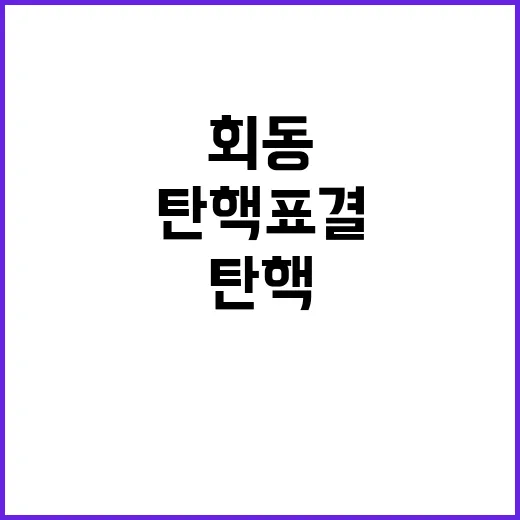 탄핵 표결 정국 변…