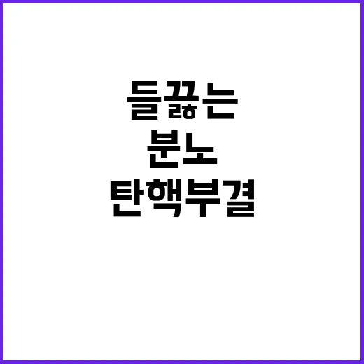 탄핵 부결 시민들 …