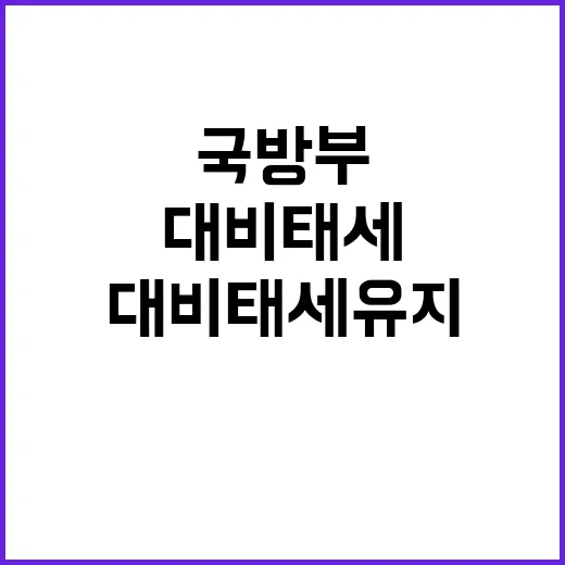 국방부 회의 대비태…