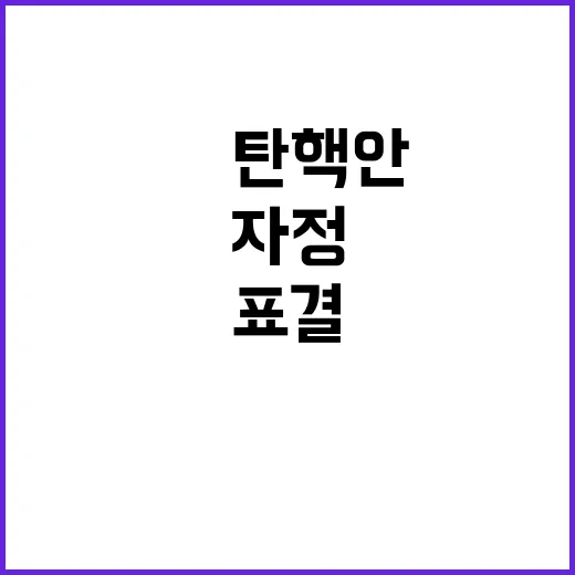 ‘尹 탄핵안’ 표결…