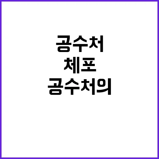 체포 시도 경찰과 공수처의 출석 통보!