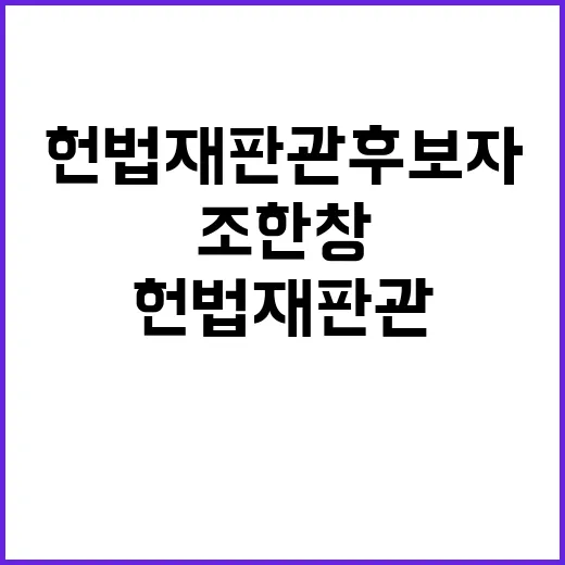 부정선거 주장 조한창 헌법재판관 후보자 반박!