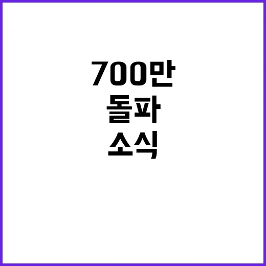 하나카드 700만 가입자 돌파 소식 공개!