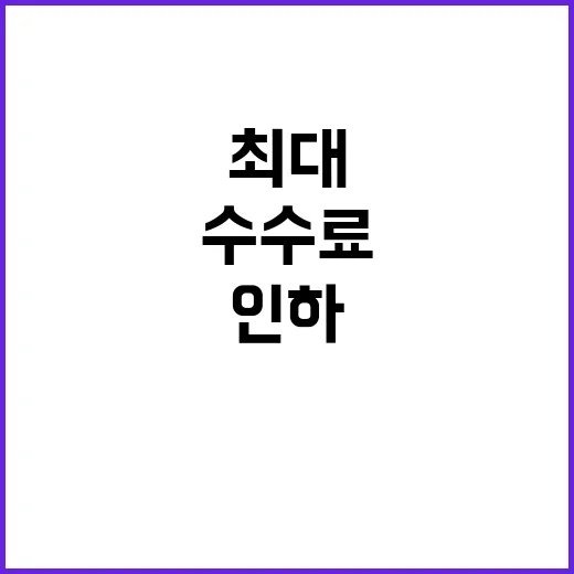 카카오 수수료 최대 14%에서 8%로 대폭 인하!