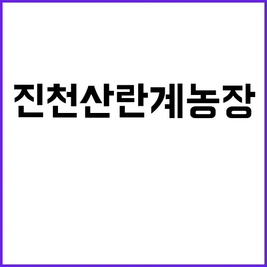 AI 고병원성 발병…진천 산란계 농장 1만6천 여마리 살처분!