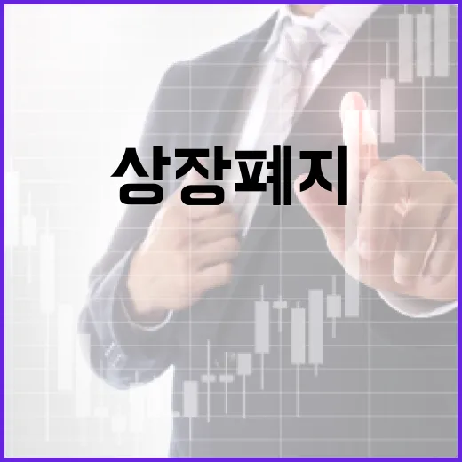 금융위 IPO 및 상장폐지 제도개선 사실 아니라고 발표!