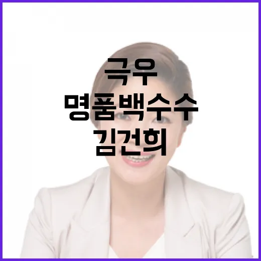 김건희 극우 비판한 날의 명품백 수수 사실