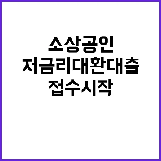 저금리 대환대출, …