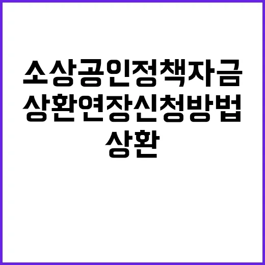 ‘소상공인 정책자금…