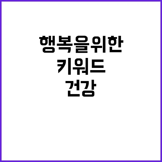 마음건강 당신의 행…