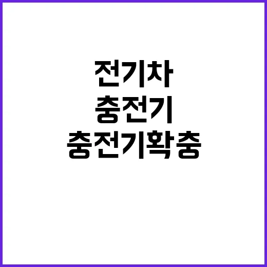 전기차 안전성 내년 스마트 충전기 확충 계획!