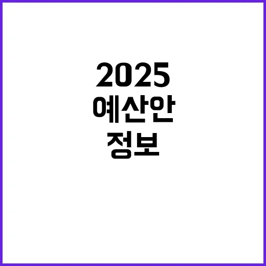 2025 예산안 살…