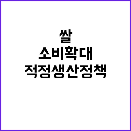 쌀 소비 확대 농식…