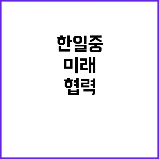 협력 메커니즘 한일…